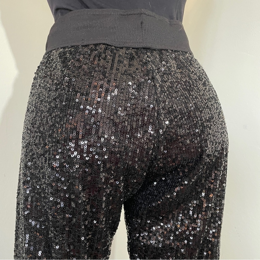 Calvin Klein Jeans Sequin-Embellished Jogger Pants (Size XS) Extra Small 🖤 NWOT - Picture 6 of 11